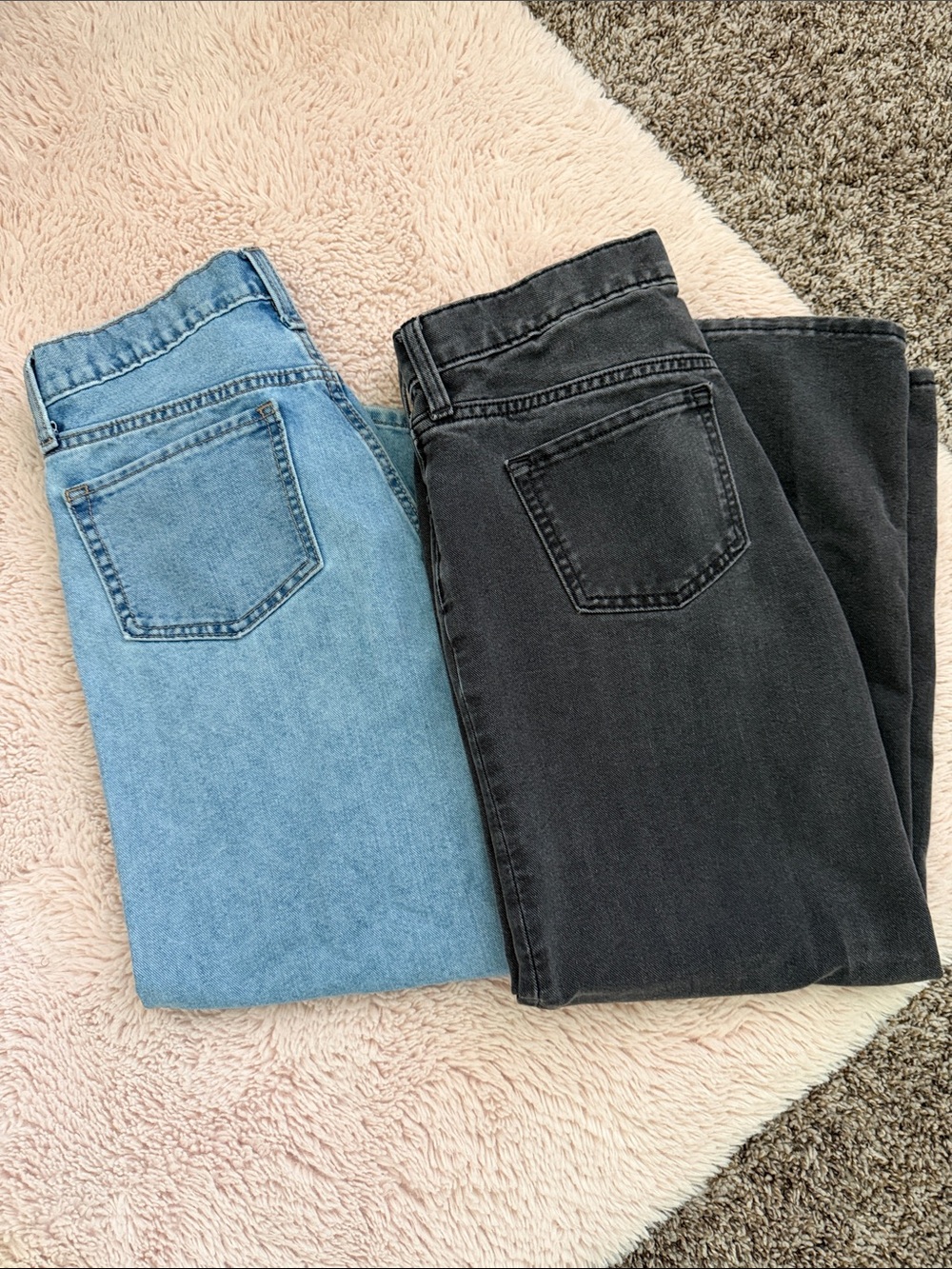 Girls old navy wide leg jeans